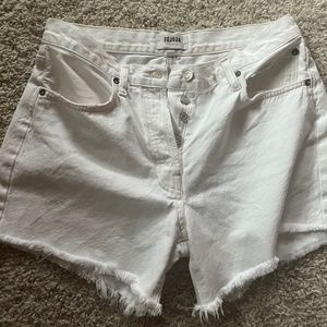Agolde 29 white shorts